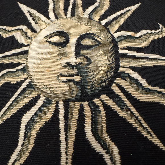 Danny K Beverly Hills Sun & Moon Black Zippered Tote Bag w/ glasses case - Picture 3 of 13